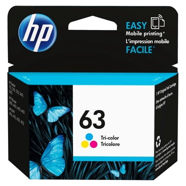 HP 63 Tri-colour Original Ink Cartridge (F6U61AN)