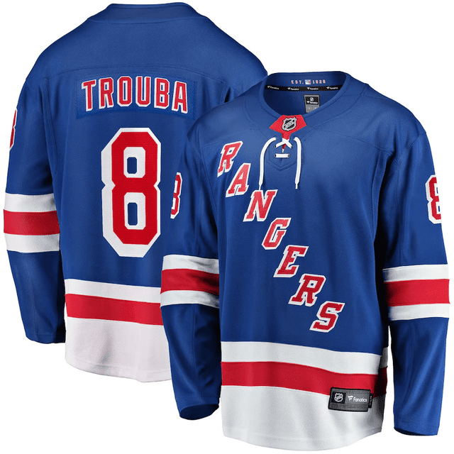 Jacob Trouba New York Rangers NHL Fanatics Breakaway Home Jersey, XX-Large