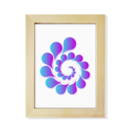 thumbnail image 1 of Rotating Center Spiral Droplets Desktop Adorn Photo Frame Display Art Painting Wooden, 1 of 3