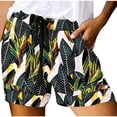 thumbnail image 1 of Cameland Shorts de Mode pour Femmes Grande Taille à Cordon Imprimé Shorts de Sport Yoga, 1 of 6
