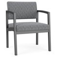 thumbnail image 1 of Lenox Steel Reception Waiting Oversize Guest Chair / Charcoal Steel / Gray, 1 of 5