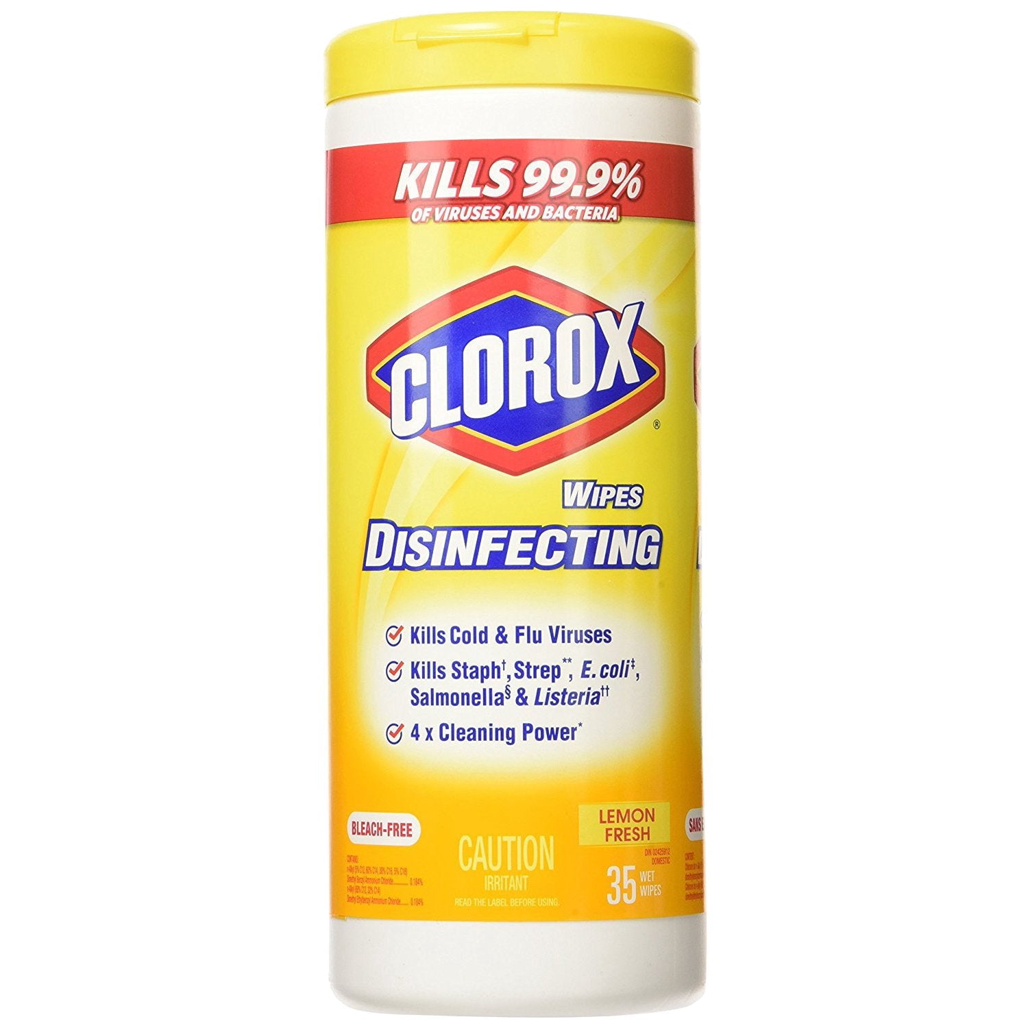 Clorox Wipes Disinfecting Lemon Fresh - 35 Count
