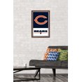 thumbnail image 3 of NFL Chicago Bears - Logo 21 Wall Poster, 22.375" x 34" Framed, 3 of 4