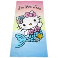 thumbnail image 2 of Hello Kitty Sea You Soon Mermaid Kitty 30x60 Beach Towel, 2 of 3