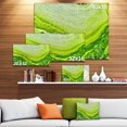 thumbnail image 3 of Polluted Water With Algae in Green - Large Abstract Canvas Artwork, 3 of 4