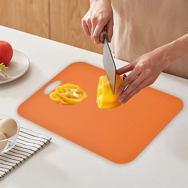 Multifunctional Kitchen Cutting Board Set, Three Sizes Available, Double-Sided and Dishwasher Safe, Raised Edges to Catch Juices, Durable Plastic Material, Ideal for Home Cooking and Chefs