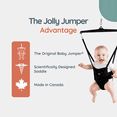 thumbnail image 2 of Jolly Jumper Classique avec Support Portable | Exerciseur pour Bébé Original avec Selle Safari | Utilisation Intérieure et Extérieure | Se Plie à Plat pour le Rangement, 2 of 7