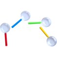 thumbnail image 1 of 4Pcs plastic mini magnifying glass children's toys, 1 of 7