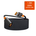 thumbnail image 2 of CNKOO 150cm/59.06in Aluminum USB Extension Cable Male to Female Data Cable USB Extender for Computer Camera TV Printer, 2 of 8