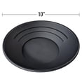 thumbnail image 3 of BLACK 10" Gold Rush Gravity Trap Gold Pan - High Impact Flexible Plastic, 3 of 8