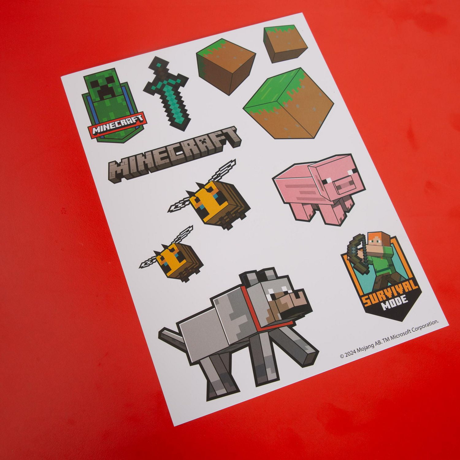 Autocollants muraux Minecraft