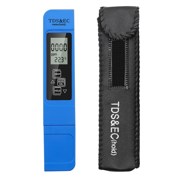 Compteur TDS EC 3 en 1, Écran LCD EC Température Stylo de Test de Qualité de l'Eau pour Aquarium Piscine Testeur d'Eau Numérique