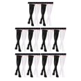 thumbnail image 2 of Transemion 4pairs Delicate Thigh High Stockings Hypoallergenic No Loose Thread All Body Shape Suitable 5Set, 2 of 6