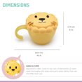 thumbnail image 3 of Melii Animal Snack Container with Finger Trap for Toddlers, Children and Adults, Lion, 7.84 oz / 232 ml, 3 of 8