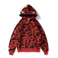 thumbnail image 1 of Chandail à Capuchon Bape Shark, Marque Mode, Cardigan Veste à Fermeture Éclair Complète avec Poches - SHUNJING, 1 of 4