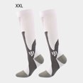 thumbnail image 3 of ziyahi Chaussettes de Football Confortables Respirantes Anti-Humidité Bas de Football Tube Moyen Extensible Sport Extérieur Escalade Randonnée Blanc>TTG, 3 of 8