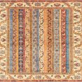 thumbnail image 1 of Ahgly Company Tapis d'Intérieur Carrés Abstraits Rouges Abstraits pour Aire, 6 Pieds Carré, 1 of 6