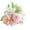 Pink, variant on Bwiyojiz 9.4"Lx12.2"H Artificial Flowers Simulated Bouquet of Home Decoration Rose Small Handlebars Roses Decor, Plastic, Gifts for Friend