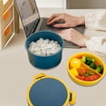 thumbnail image 4 of Dvkptbk Bento Boxes Lunchbox Student Lunchbox Leak-Proof Lunchbox for Students Household Double Lid Soup Bowl Lunchbox Mom's Choice Student Lunch Box Kitchen & Dining, 4 of 6