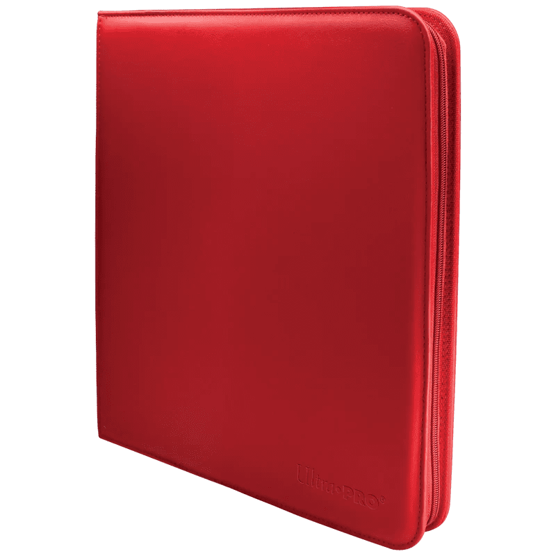 ULTRA PRO BINDER 12 POCKET VIVID ZIPPERED RED