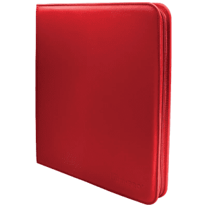 ULTRA PRO BINDER 12 POCKET VIVID ZIPPERED RED
