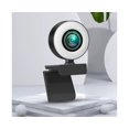 thumbnail image 4 of Computer Camera No Delays High Clarity Auto Focus 360 Degree Rotation Web Camera for Video Chat - Black White, 4 of 5