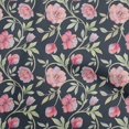 thumbnail image 1 of oneOone Polyester Spandex Blue Fabric Floral Sewing Craft Projects Fabric Prints By Yard 56 Inch Wide, 1 of 4