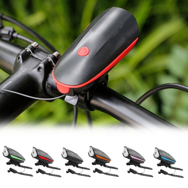Bike Light with Horn - 120dB Safety Alert & USB Rechargeable LED Headlight for Night Riding