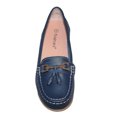 thumbnail image 3 of Boulevard Womens Action Leather Tassle Loafers, 3 of 4