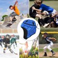 thumbnail image 3 of Graflsoa Casque de Gardien pour Jeunes Résistant aux Impacts avec Sangles Ajustables, Rouge Taille P, Protection en Mousse EVA pour Soccer et Baseball, 3 of 6