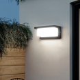 thumbnail image 4 of Tignapoo Solar-Powered Black Wall Light With 60 LEDs IP65 Waterproof Outdoor, 4 of 6