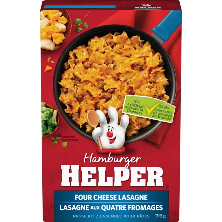Hamburger Helper Lasagne aux quatre fromages