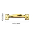 thumbnail image 2 of Antique Bow Style Heavy Duty Metal Door Pull Handle For Sliding Barn Gate Fence Garage Pantry Installation, 2 of 3