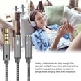 thumbnail image 4 of 3.5mm Headset Adapter Y-Splitter Jack Cable w/ Separate and Mic Headphone Audio C0K3, 4 of 6