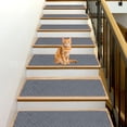 thumbnail image 4 of EGNMCR Bathroom Rugs 10PCS Large Size No Slip Carpet Stair Treads Non Slippery Rug Slip Resistive Indoor Runner For Kids Elders And Pet With Reusable Adhesive Easy To Clean Polyester stair mats, 4 of 8