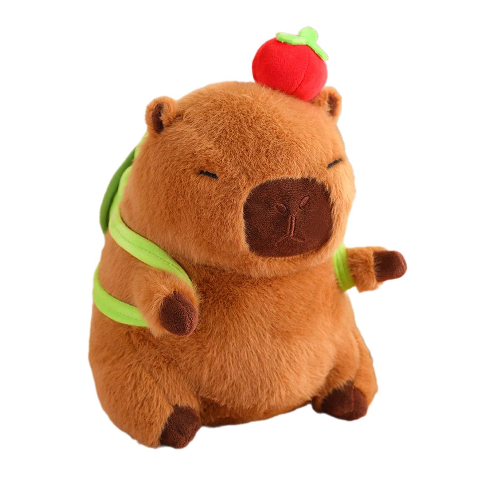 HILABEE Capybara Toy Cute Capybara Stuffed Animal 30cm Comfortable Kids Room Decor turtle dark brown