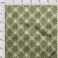 thumbnail image 3 of oneOone Cotton Silk Light Green Fabric Geometric Craft Projects Decor Fabric Printed By The Yard 42 Inch Wide, 3 of 4