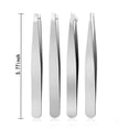 thumbnail image 3 of RKSTN Pince à Sourcils Beauté Tweezers Ensemble 4 Pcs en Acier Inoxydable pour Femmes Multi-Usage, 3 of 6