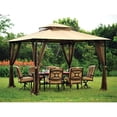 thumbnail image 1 of Garden Winds Replacement Canopy for The Bamboo Look Grove Gazebo - Standard 350 - Beige, 1 of 5