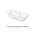 thumbnail image 3 of Wweixi 1/2/3 Convenient Drain Rack With Easy Access Handles For Various Uses Vegetable Wash Basin Plastic Basket hyaline white 1 Pc, 3 of 6