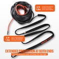 thumbnail image 4 of VEVOR Synthetic Winch Rope, 3/8 Inch x 100 Feet 26,500 lbs Synthetic Winch Line Cable Rope with Protective Sleeve + Forged Winch Hook + Pull Strap, Universal Fit for SUV, Large Off-Road Vehicle, Truck, 4 of 9