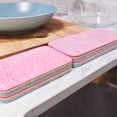 thumbnail image 3 of Damp Clean Duster SpongePVA Microfiber, Super Absorbent. 12 Reusable Tearable Rags, Great for Kitchen, Bathroom, Rainbow Color Design, 3 of 3