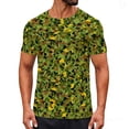 thumbnail image 2 of Ceisia T-Shirt Décontracté pour Homme à Coupe Ajustée, Col Rond, Manches Courtes, Imprimé Camouflage Pixélisé, Cadeaux, 2 of 9