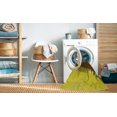 thumbnail image 2 of Ahgly Company Tapis d'Intérieur Lavable en Machine Carré Transitionnel Brun Bronze Foncé, 7 Pieds Carré, 2 of 7
