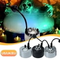 thumbnail image 2 of Halloween Party Mist Maker Ultrasonic Water Pond Fountain Fogger With 12 LED Light Flashes For Fish Tank Vase Birdbath Decor, 2 of 5