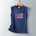 thumbnail image 4 of Birdeem Womens Sleeveless Top V-Neck Pullover Printing Vest, 4 of 5