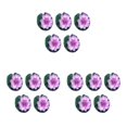 thumbnail image 3 of Wweixi 5pcs/set Artificial Lotus Realistic Appearance Easy To Clean Long-lasting light purple 3Set, 3 of 6