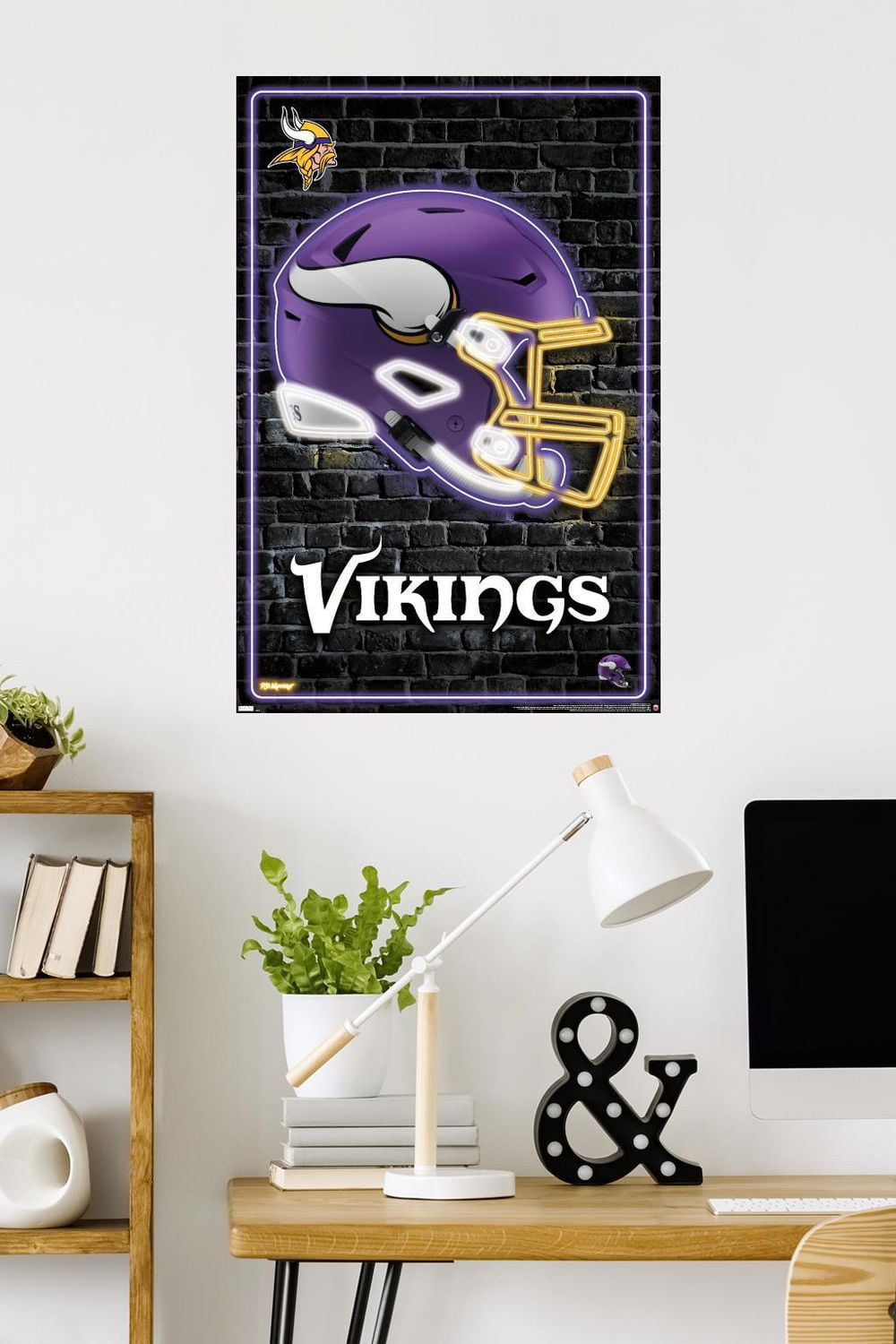Casque NFL Minnesota Vikings - Neon 23