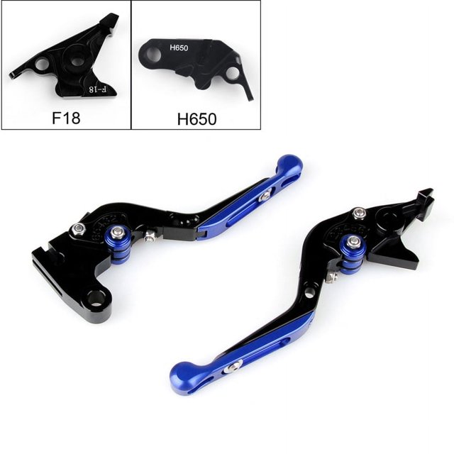 Pivotants de Frein Extensibles Réglables pour Honda CBR/CB 650F 14-15 Blue
