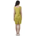 thumbnail image 4 of Moomaya Printed Women Back Slit Dress Sleeveless Scoop Neck Mini Shift Dress, 4 of 4